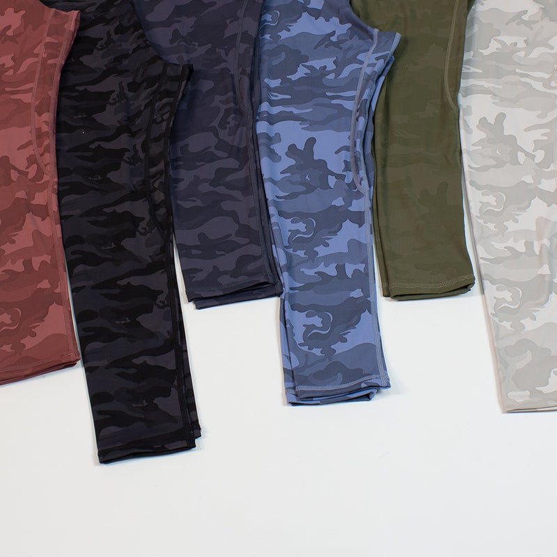 Yoga Double-Sided Brushed Women'S Sports High-Waisted Camouflage Leggings Moisture-Wicking Fitness Jogging Pants Butt-Lifting Running Pants - Image 4